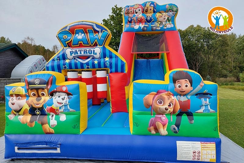 WB860 PAW Patrol Dog Jumping Castle Inflatale Combo Bouncer Slide